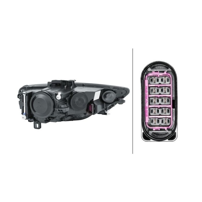 HELLA Hauptscheinwerfer 1EJ010740-071