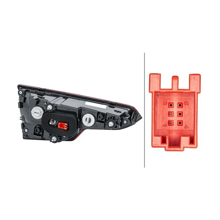 HELLA Heckleuchte 2SA012249-081