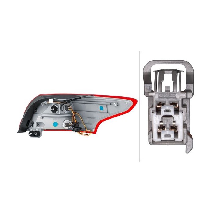 HELLA Heckleuchte 2SD354828-031