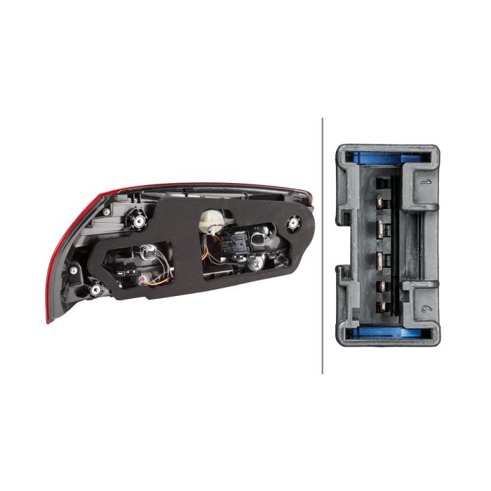 HELLA Heckleuchte 2SK011054-101