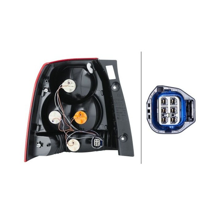 HELLA Heckleuchte 2SK354035-021