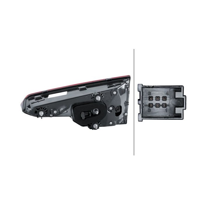 HELLA Heckleuchte 2SV012247-071