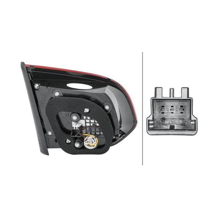 HELLA Heckleuchte 2TZ010409-141