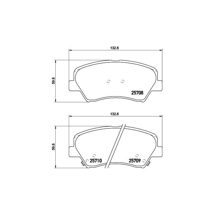 HELLA Bremsbelagsatz, Scheibenbremse 8DB355021-781