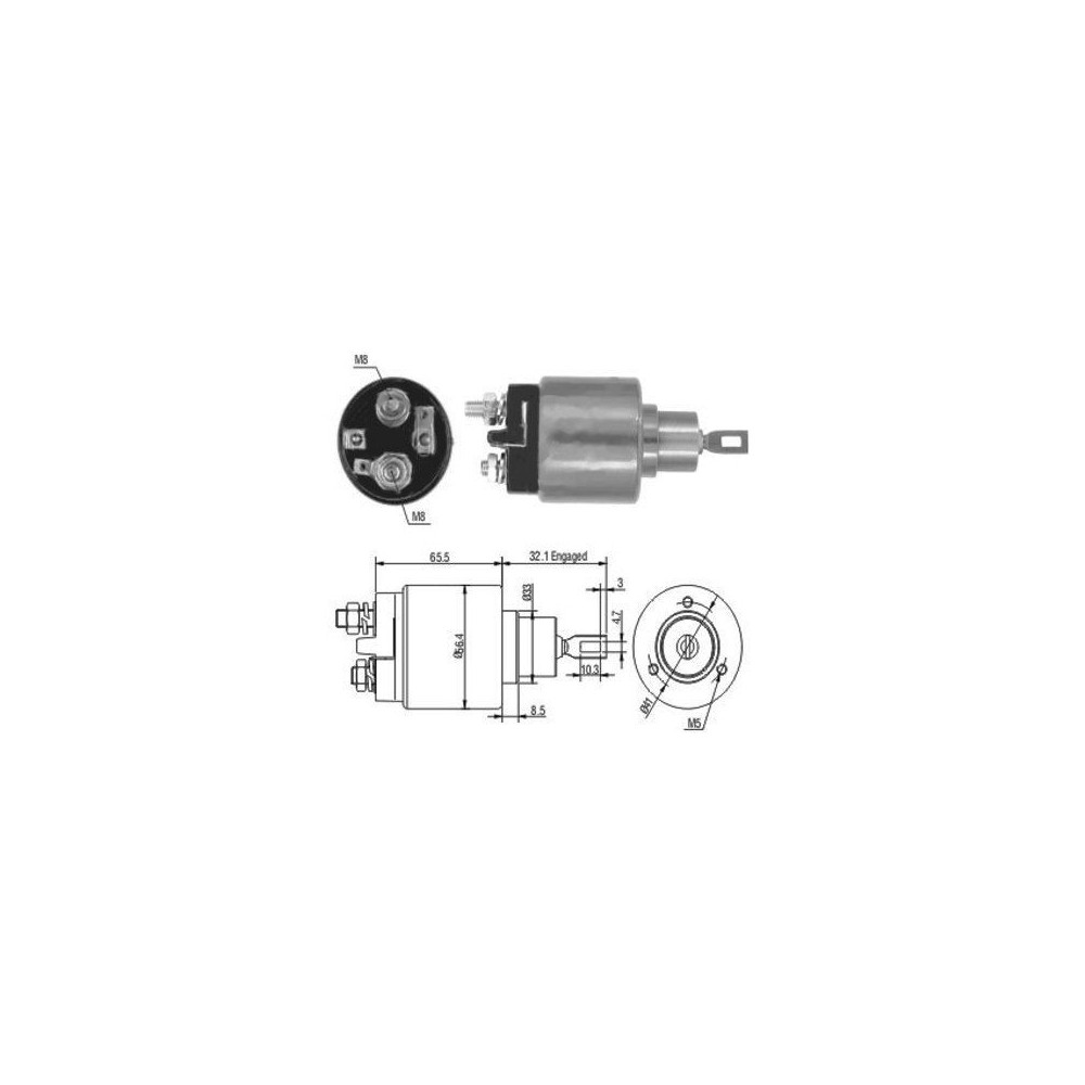 HOFFER Magnetschalter, Starter 6646002