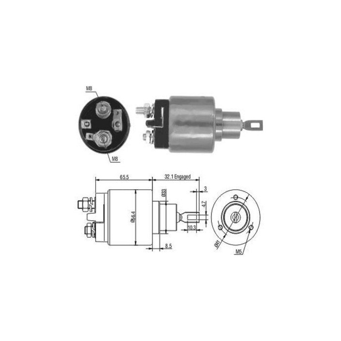 HOFFER Magnetschalter, Starter 6646002
