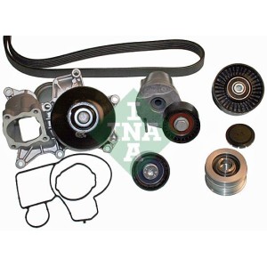 INA Wasserpumpe + Keilrippenriemensatz 529001430