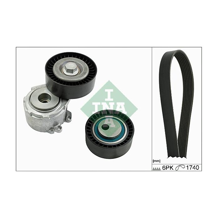 INA Keilrippenriemensatz 529001710