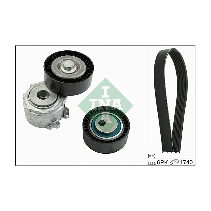 INA Keilrippenriemensatz 529001710