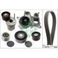 INA Wasserpumpe + Keilrippenriemensatz 529001930