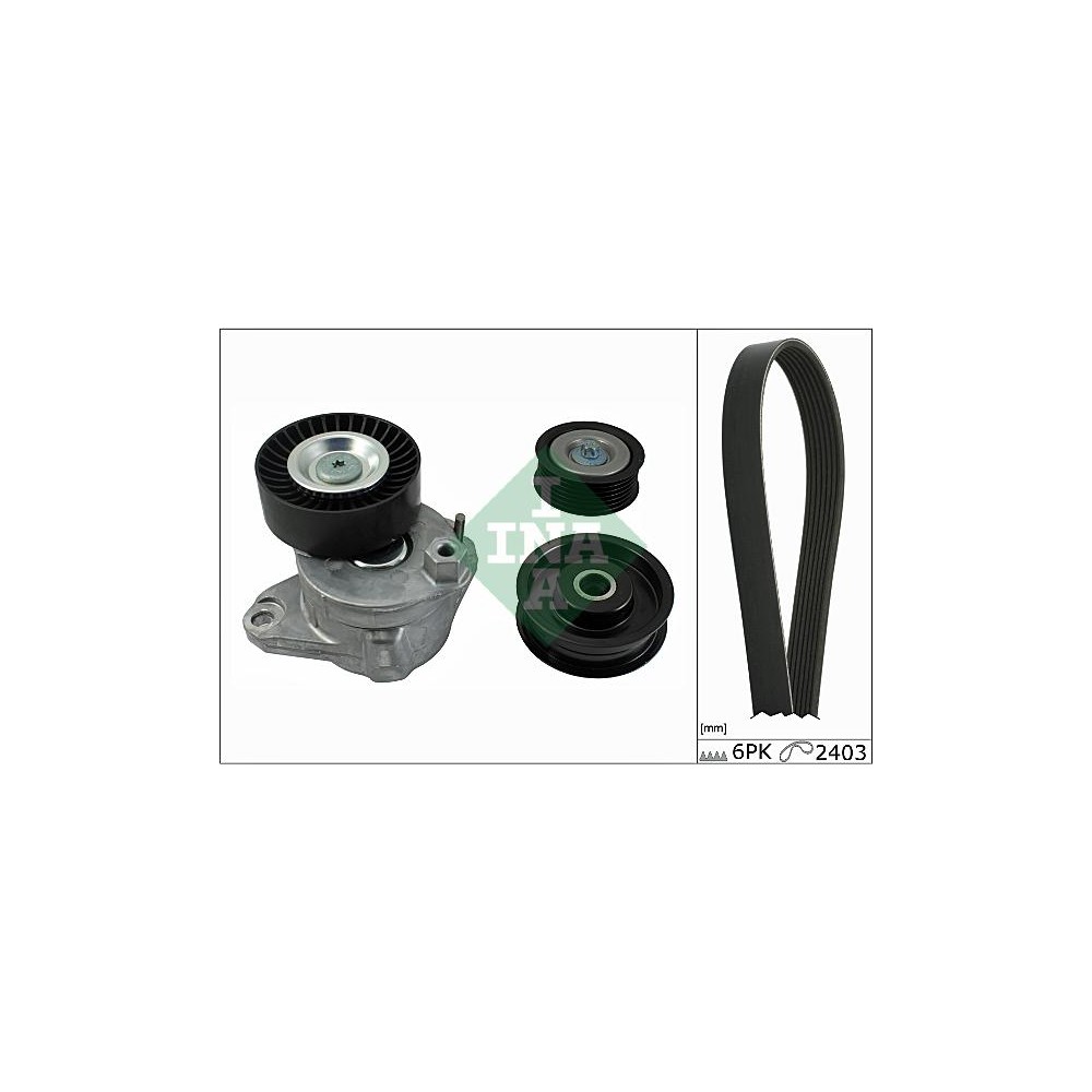 INA Keilrippenriemensatz 529003410