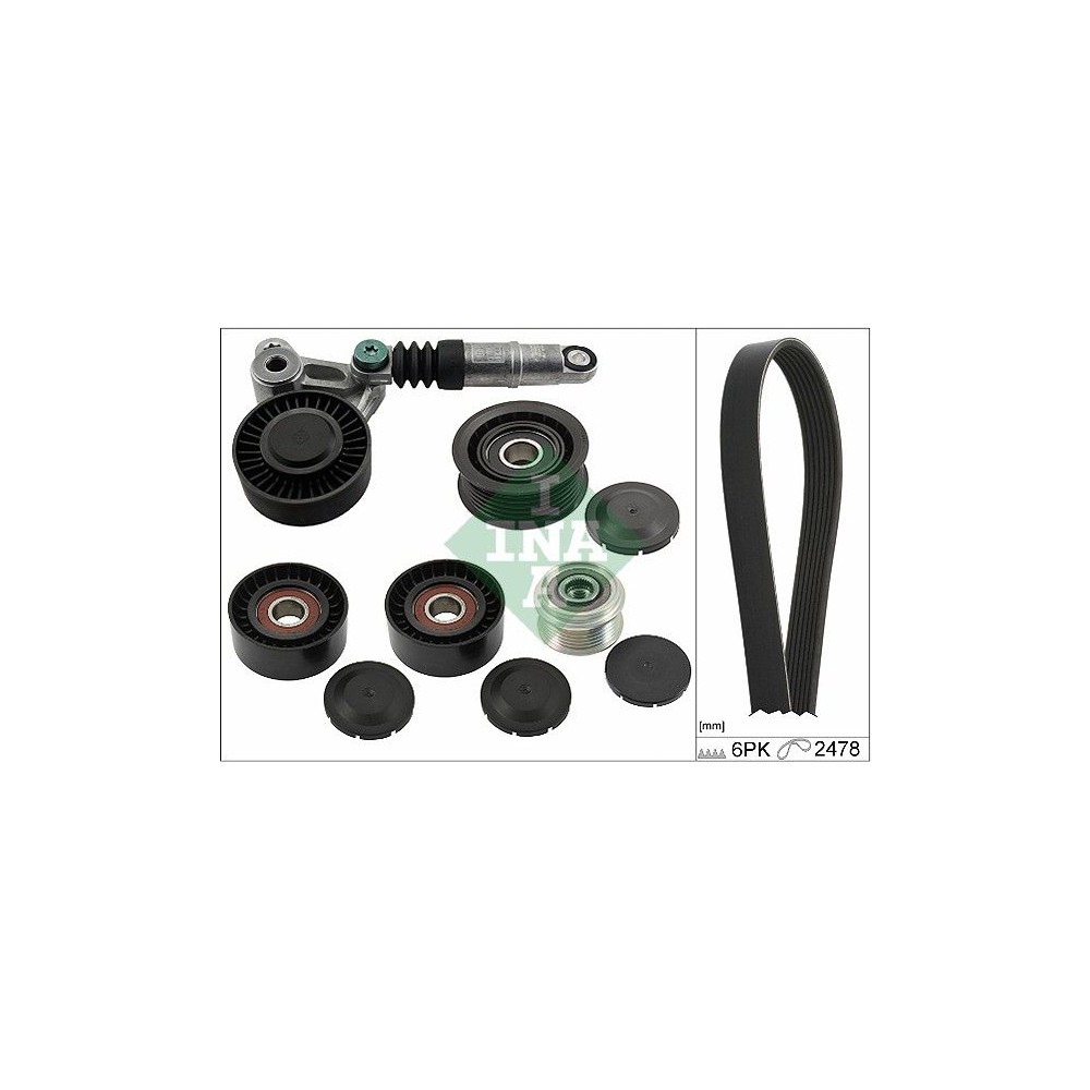 INA Keilrippenriemensatz 529008010
