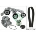 INA Wasserpumpe + Keilrippenriemensatz 529008130