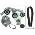 INA Wasserpumpe + Keilrippenriemensatz 529008130