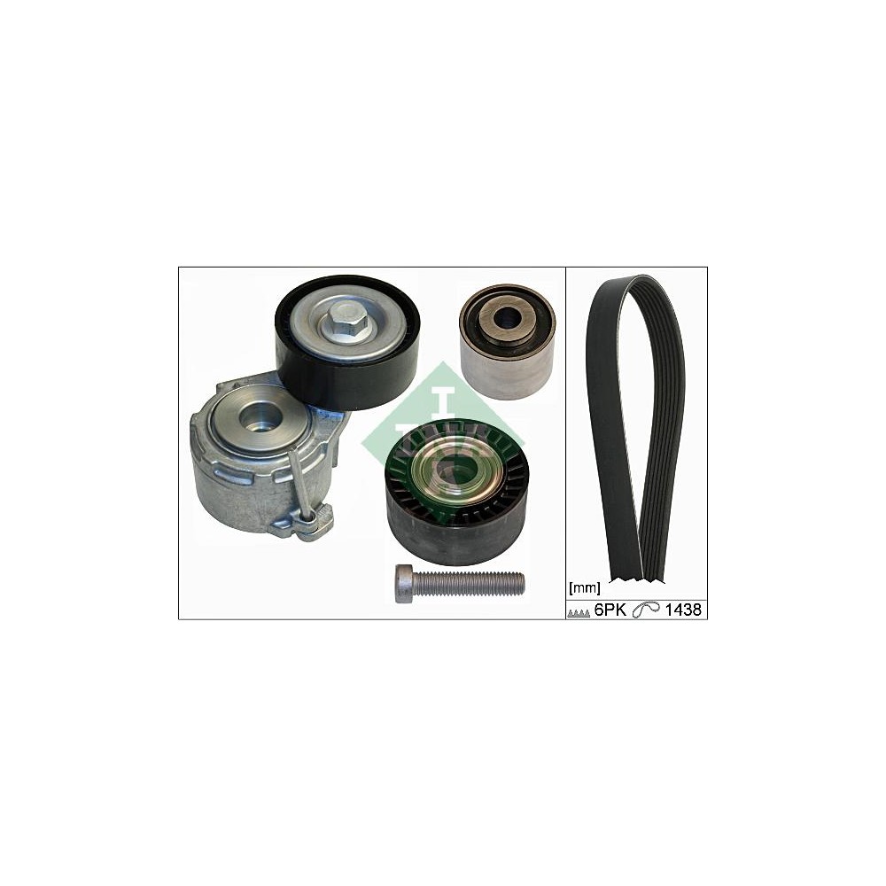 INA Keilrippenriemensatz 529010710