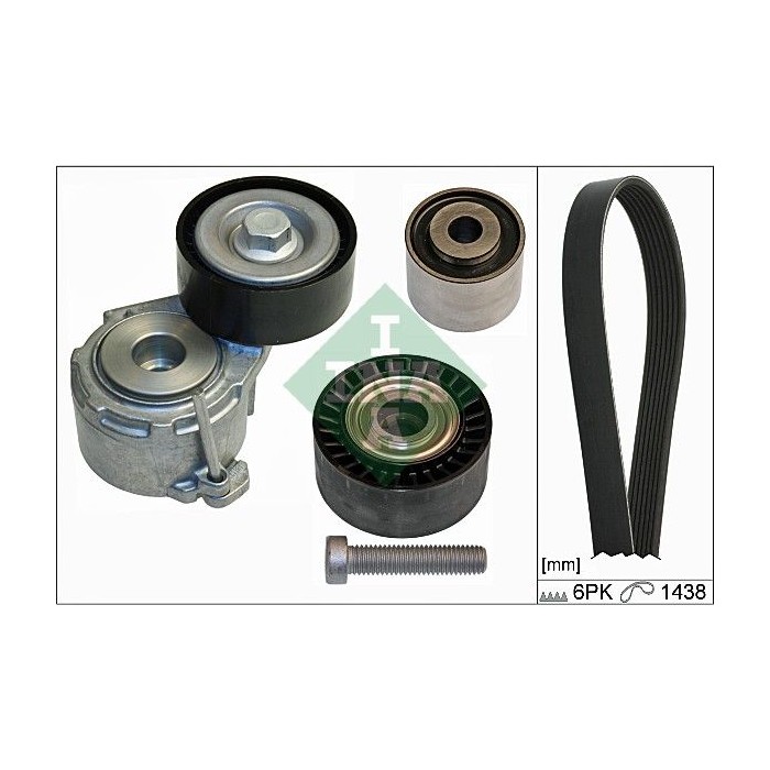 INA Keilrippenriemensatz 529010710