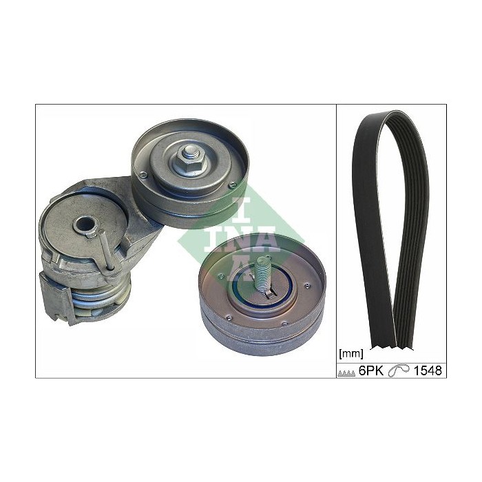 INA Keilrippenriemensatz 529010810