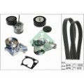 INA Wasserpumpe + Keilrippenriemensatz 529011230