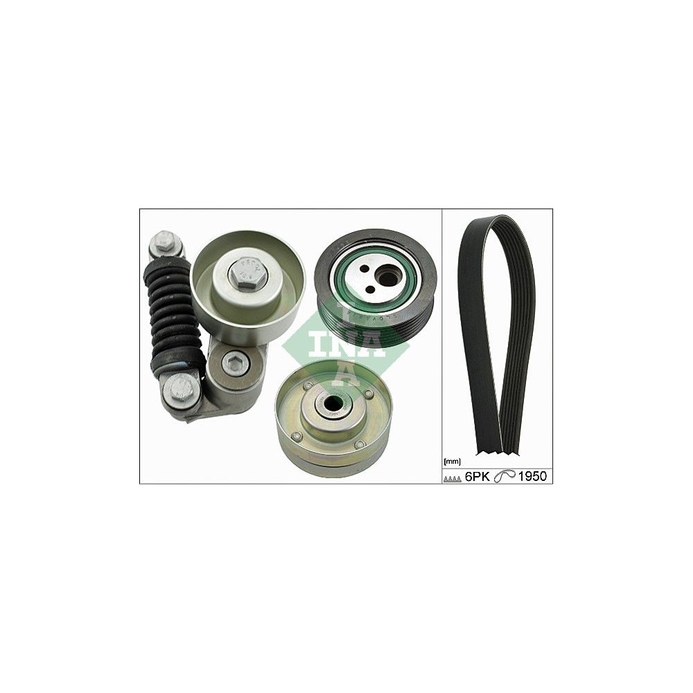 INA Keilrippenriemensatz 529012610