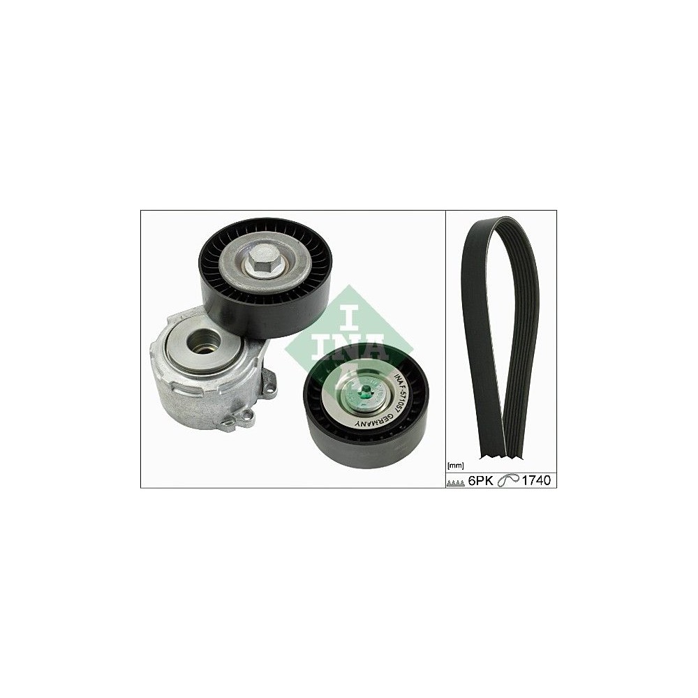 INA Keilrippenriemensatz 529015810