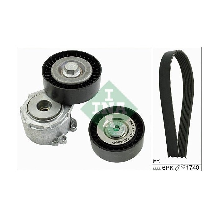 INA Keilrippenriemensatz 529015810