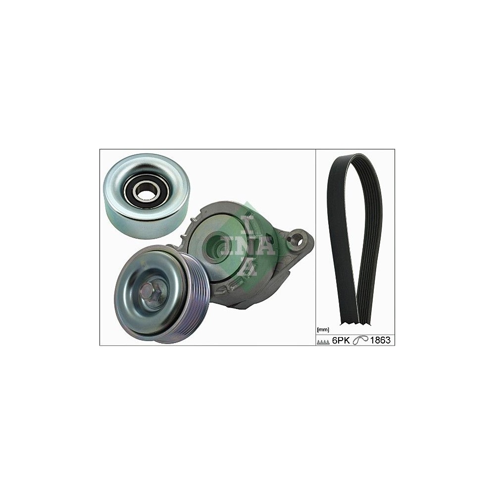 INA Keilrippenriemensatz 529017610