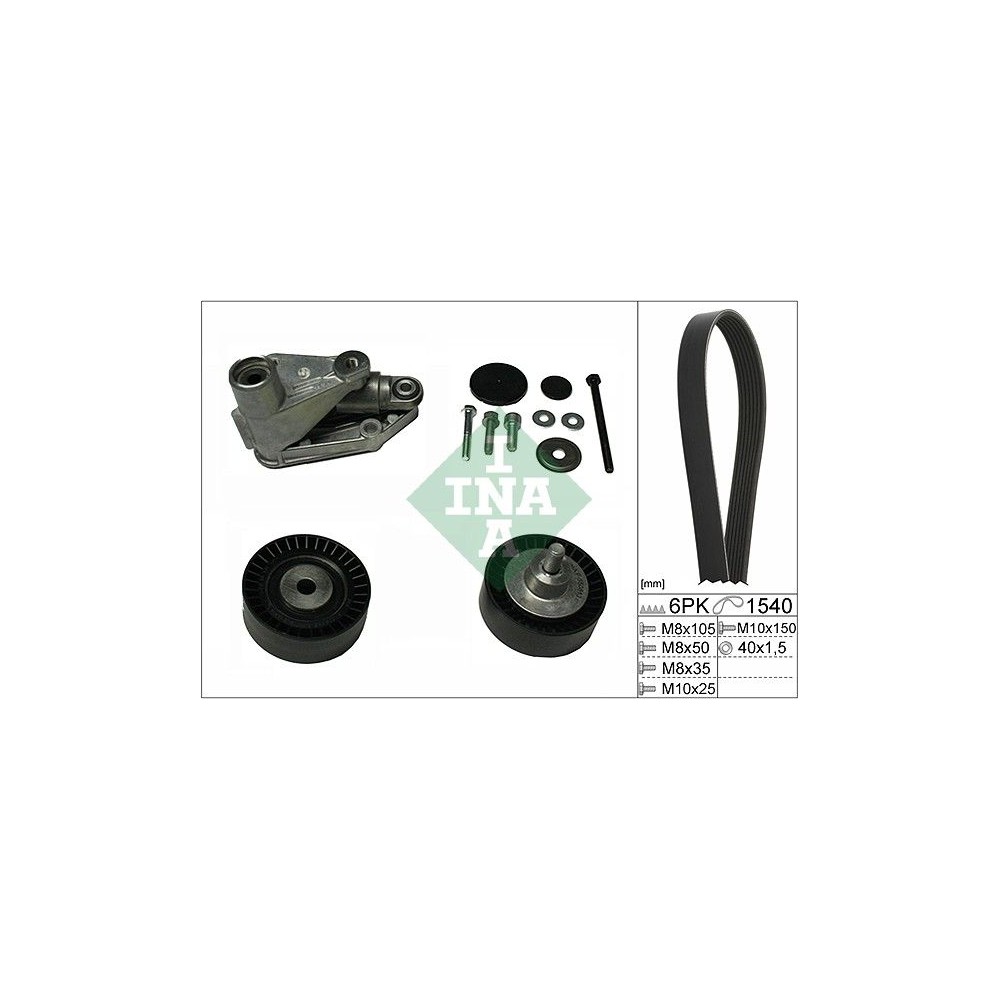 INA Keilrippenriemensatz 529019810