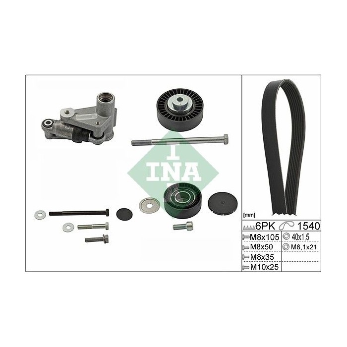 INA Keilrippenriemensatz 529019910