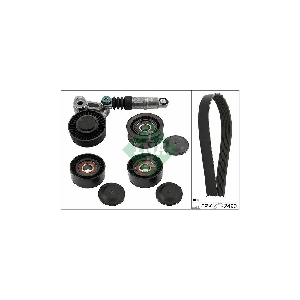 INA Keilrippenriemensatz 529020910