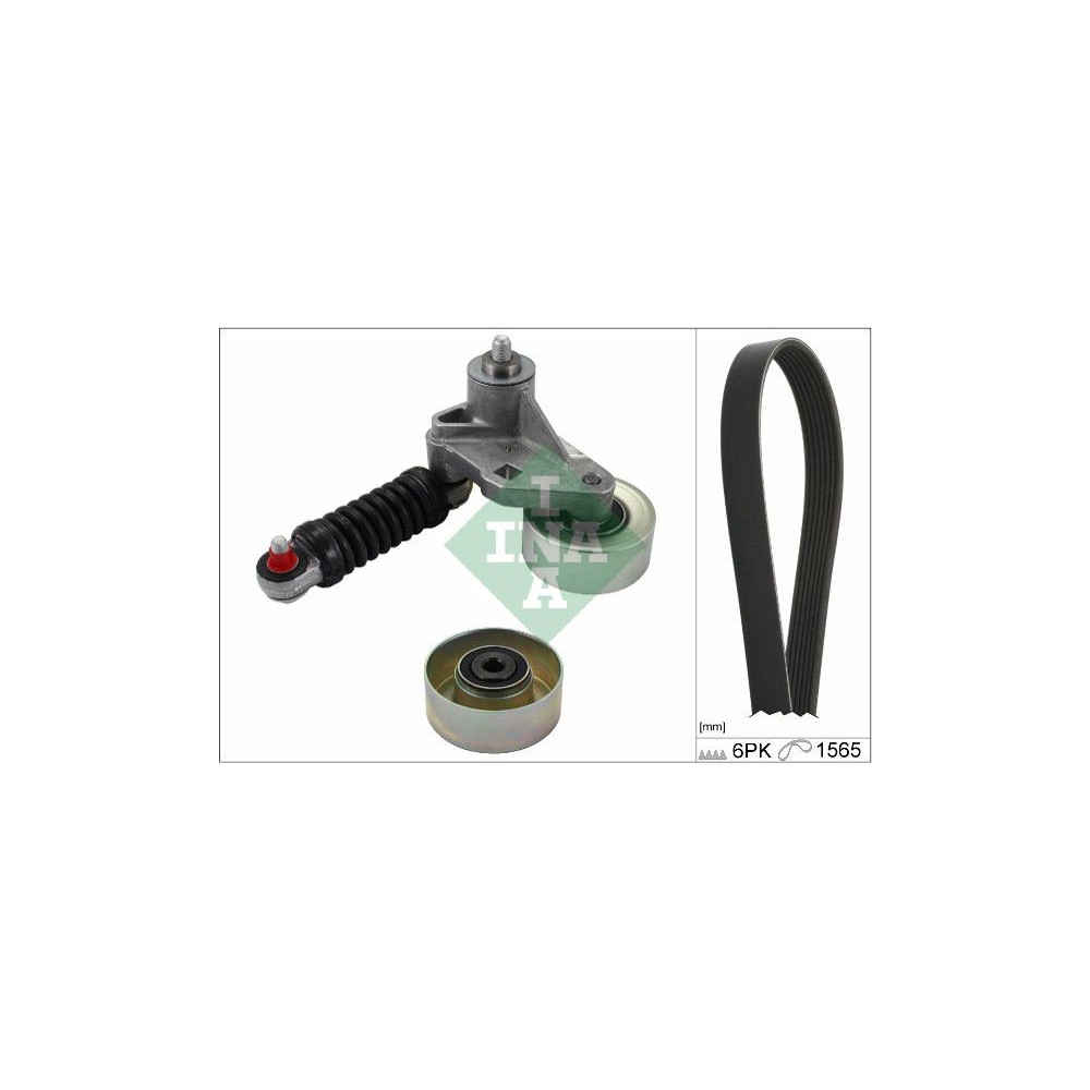 INA Keilrippenriemensatz 529025710