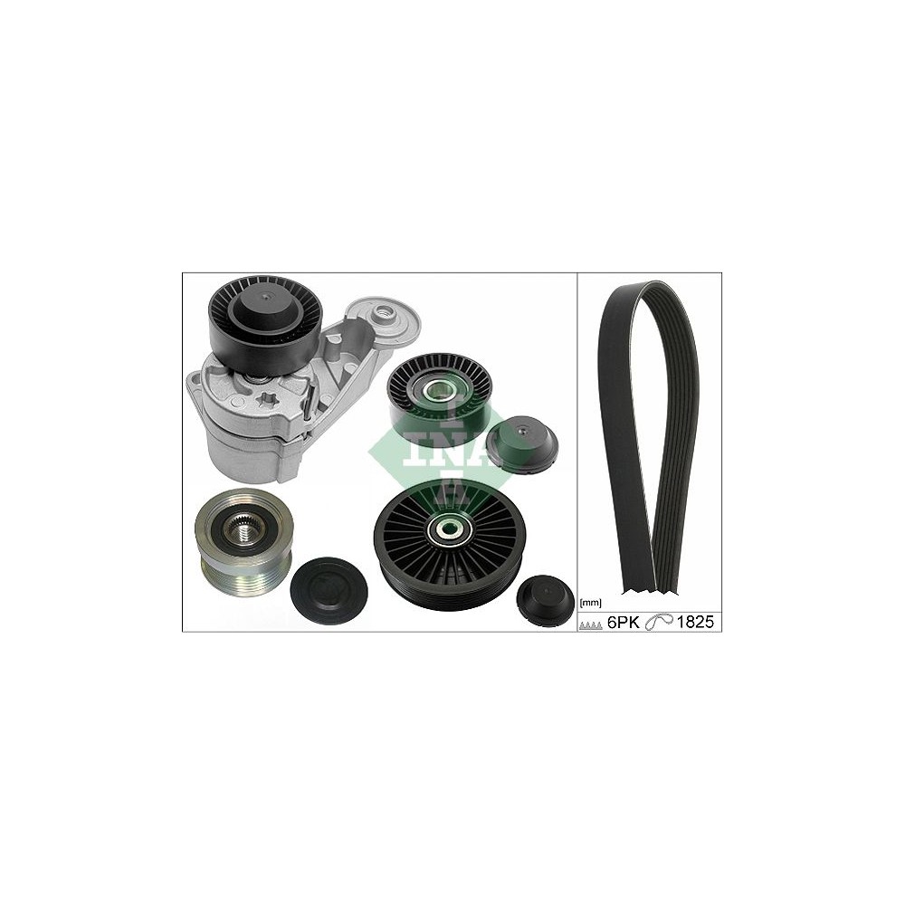 INA Keilrippenriemensatz 529029010