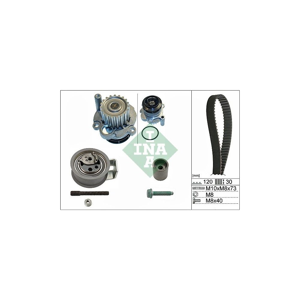 INA Wasserpumpe + Zahnriemensatz 530009131