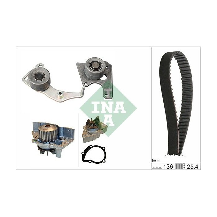 INA Wasserpumpe + Zahnriemensatz 530009631