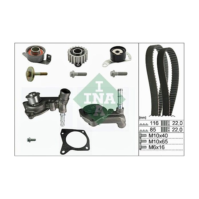 INA Wasserpumpe + Zahnriemensatz 530010430