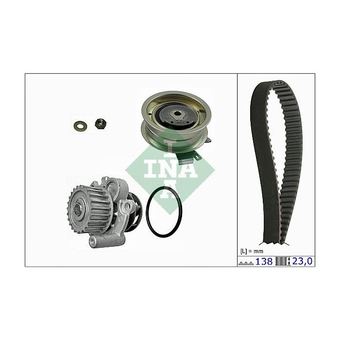 INA Wasserpumpe + Zahnriemensatz 530017130