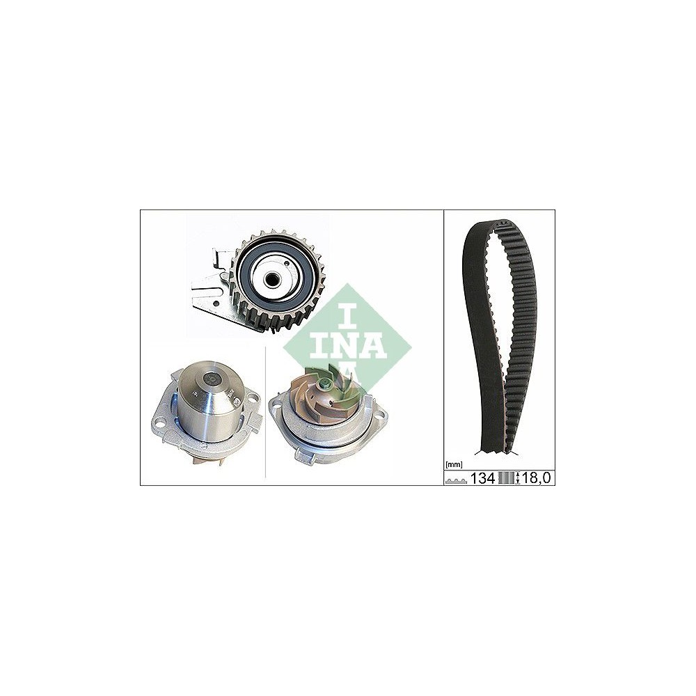 INA Wasserpumpe + Zahnriemensatz 530022130