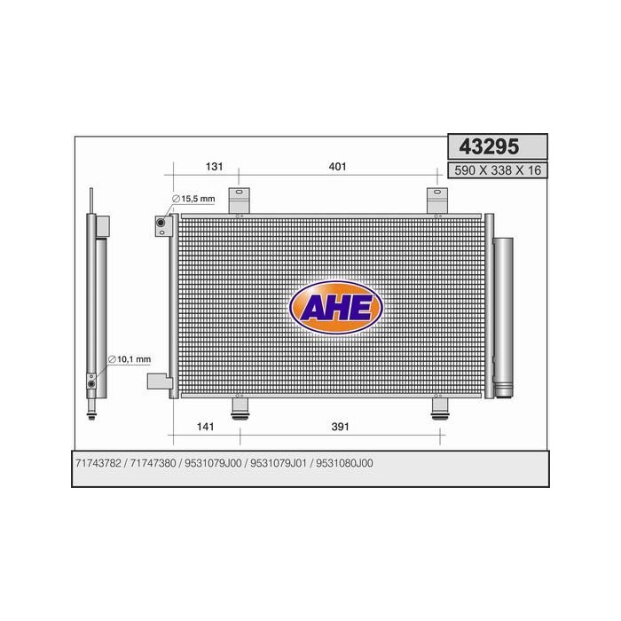 AHE Kondensator, Klimaanlage 43295