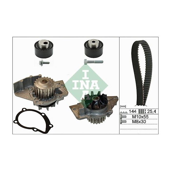INA Wasserpumpe + Zahnriemensatz 530023530
