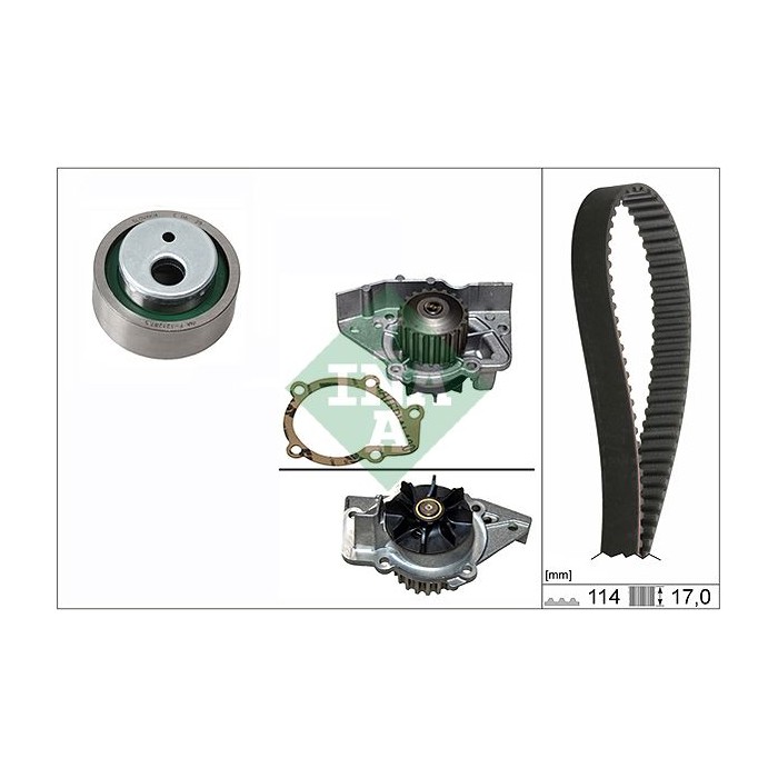 INA Wasserpumpe + Zahnriemensatz 530025831