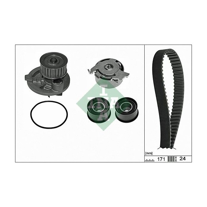 INA Wasserpumpe + Zahnriemensatz 530035831