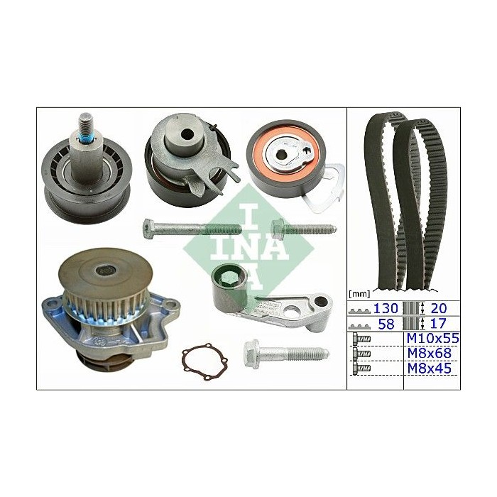 INA Wasserpumpe + Zahnriemensatz 530036030