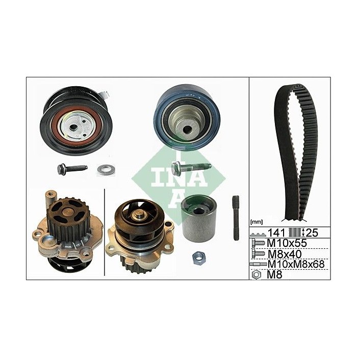 INA Wasserpumpe + Zahnriemensatz 530036131
