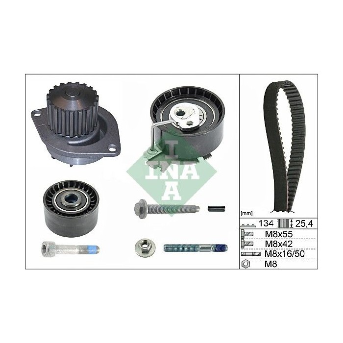 INA Wasserpumpe + Zahnriemensatz 530037930