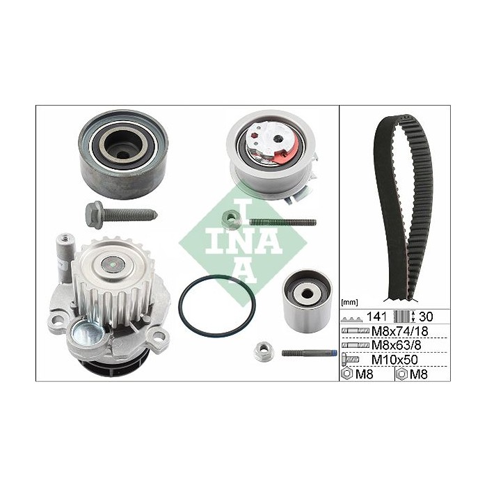 INA Wasserpumpe + Zahnriemensatz 530040530