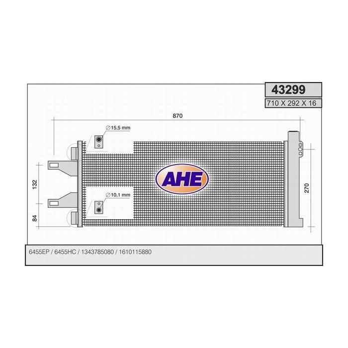 AHE Kondensator, Klimaanlage 43299