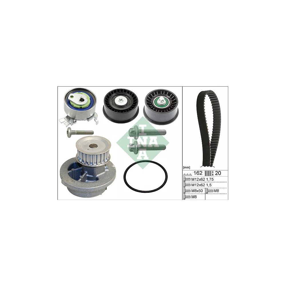 INA Wasserpumpe + Zahnriemensatz 530044132