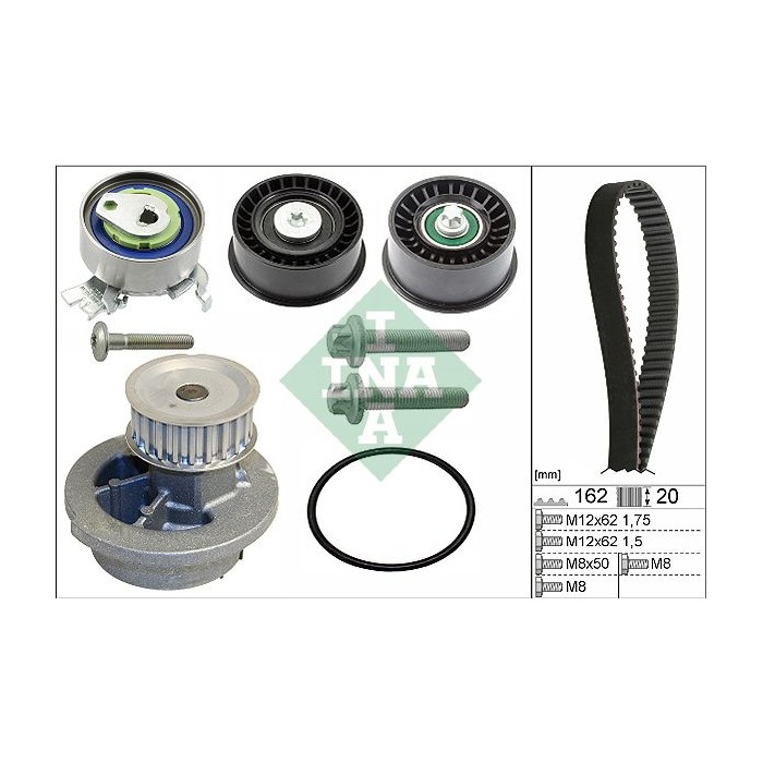 INA Wasserpumpe + Zahnriemensatz 530044132