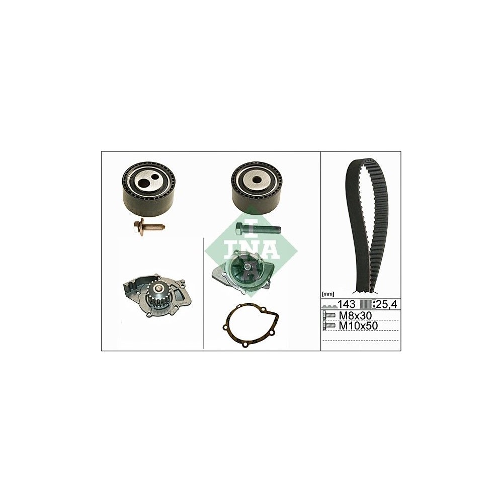 INA Wasserpumpe + Zahnriemensatz 530044730