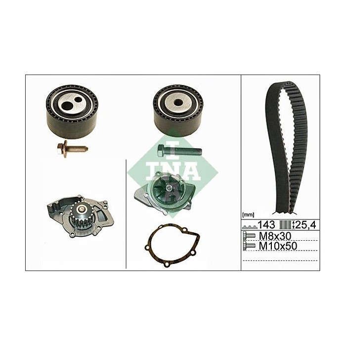 INA Wasserpumpe + Zahnriemensatz 530044730