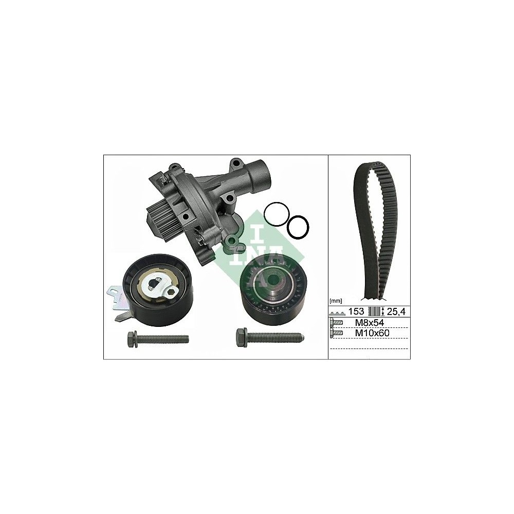 INA Wasserpumpe + Zahnriemensatz 530047130